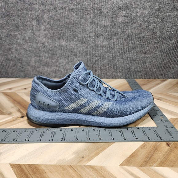Adidas PureBoost Raw Steel Mens Size 12 Athletic Knit Running Shoes CM8303 main image 7